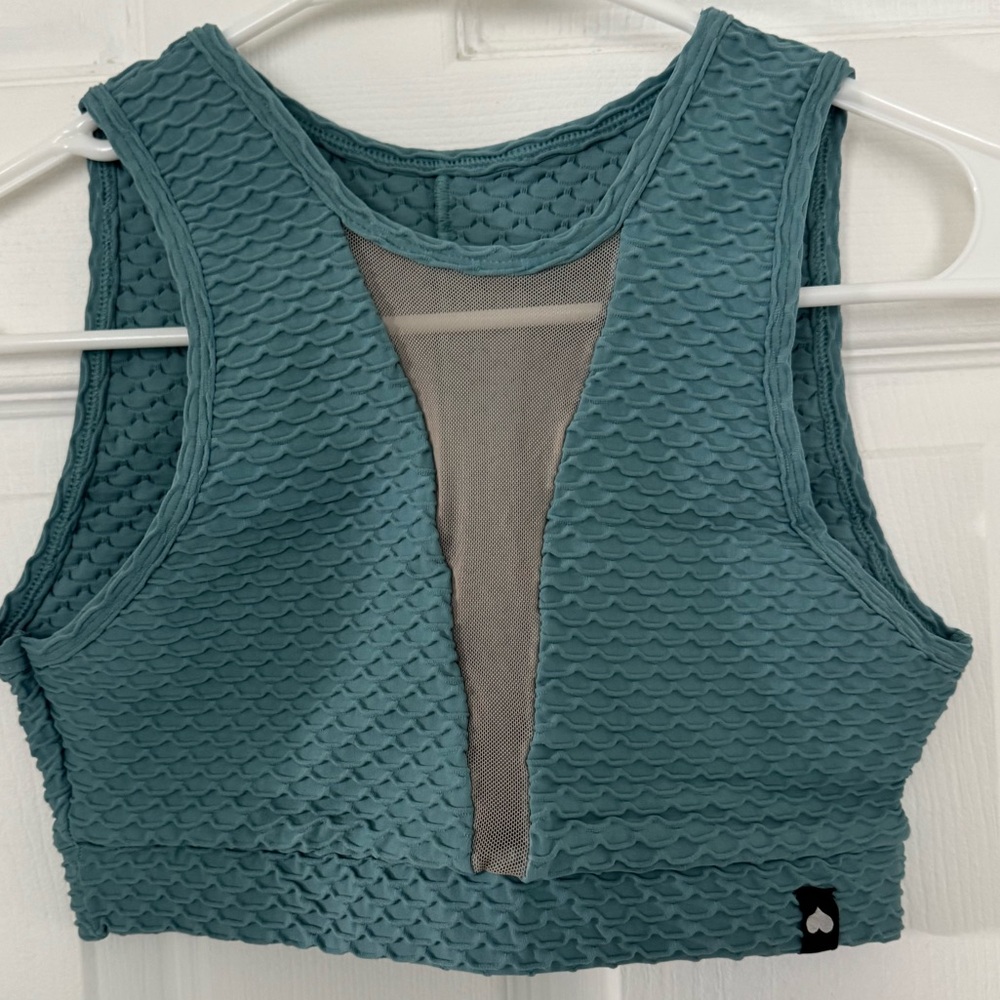 Booty by Brabants Teal Top with Mesh